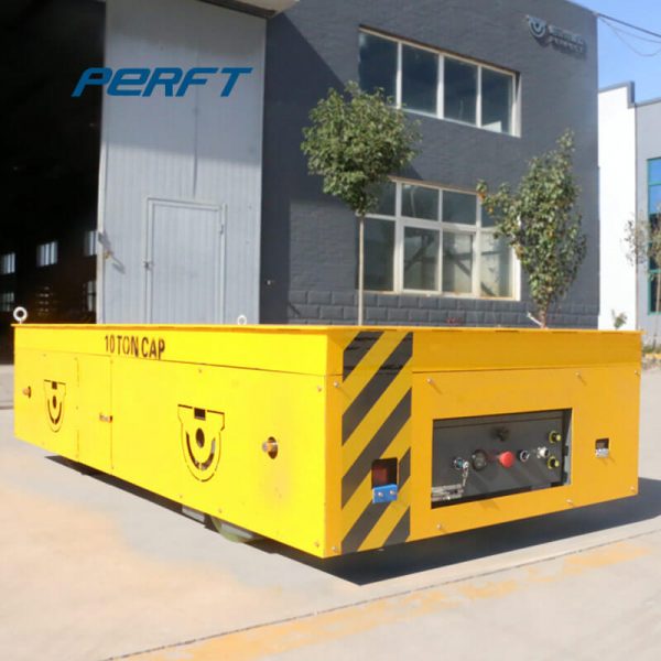 Four Wheel Steering Trackless Motorized Transfer Cart